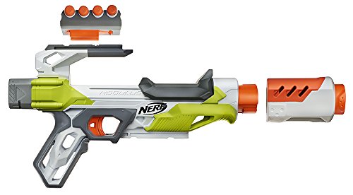 Lançador HASBRO NERF Modulus Ion Fire (Idade Mínima: 8 anos) Nerf - Armas de brinquedo e acessórios - personalizável, estojo removível, barril extensível, armazenamento extraível