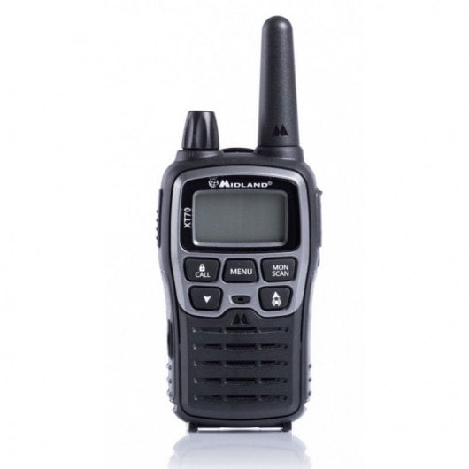 Walkie-talkie MIDLAND XT70 ADVENTURE (16 Canais - Até 10 Km - Até 18h - Amarelo) Midland - Rádios bidirecionais - 16 canais, 10 km, alarme, led