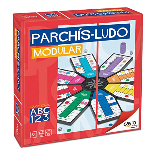 Jogo de Tabuleiro CAYRO Parchís (Idade Mínima: 6) Cayro - Jogos - 8 jogadores, modulos, peças octogonais