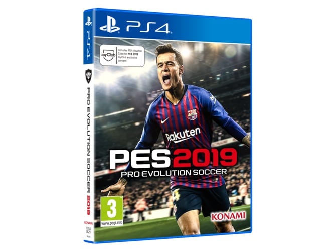 Jogo PS4 Pro Evolution Soccer 2019 (M18) Konami - Software de jogos de vídeo - ps4, Pro Evolution Soccer 2019, m18