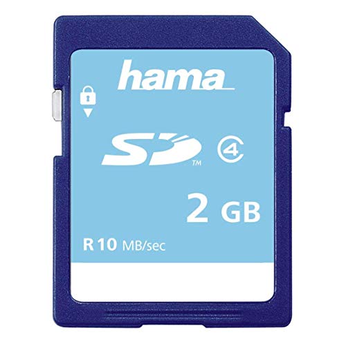 Cartão de Memória HAMA HighSpeed SecureDigital Card 2 GB Hama - Cartões de memória flash - 2 GB, Secure Digital, classe 4, 10 MB/s