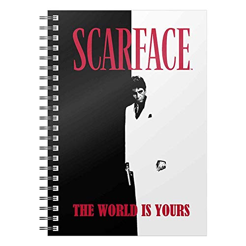 Caderno de Notas SCARFACE The World is Yours SD Toys - Cadernos e bloco de notas - scarface, logo, capa de cartão, espiral