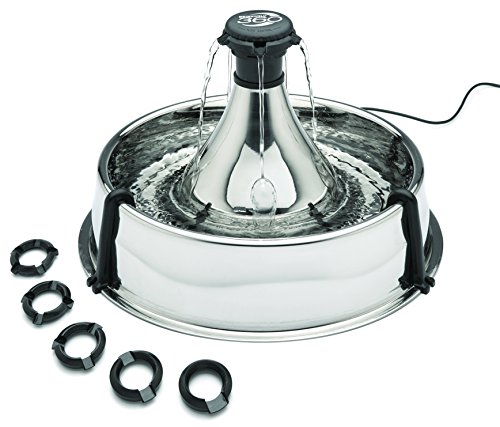 Bebedouro para Animais PetSafe 360º Drinkwell | Aço inoxidável Petsafe - Tigelas, comedouros e bebedouros para animais de estimação - bebedouro, aço inoxidável, PetSafe