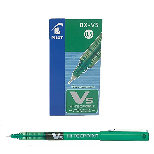 Esferográfica Rollerball PILOT Boligrafo Roller Liquid Ink Verde (V5) Pilot - Canetas - esferográfica, rollerball, pilot, boligrafo, liquid ink, verde