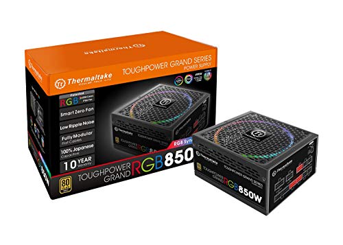 Fonte de Alimentação THERMALTAKE Toughpower Grand RGB 850W Gold (RGB Sync Edition) Thermaltake - Fontes de alimentação para computador - 850W, Gold, rgb sync