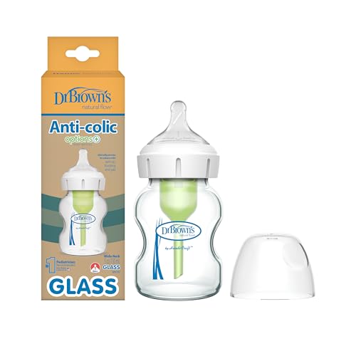 Biberão Anti-Colicas DR. BROWNS Options+ Glass 150 Ml HANDI-CRAFT - Biberões - anti-cólicas, glass, 150 ml
