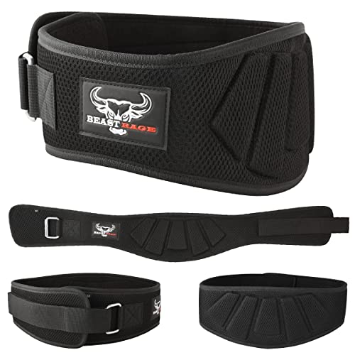 Cinto de Levantamento BEAST RAGE (Preto - 80-120 cm) BEAST RAGE - Cintos de levantamento de peso - levantamento, preto, 80-120 cm
