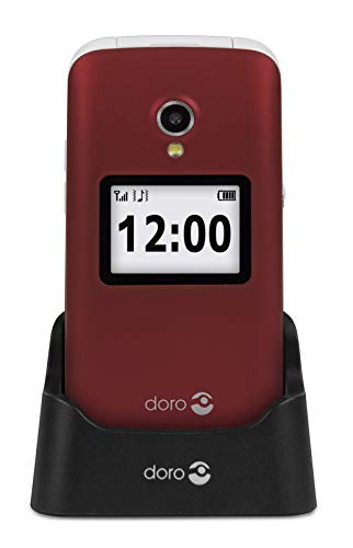 Telemóvel Sénior DORO 2404 (2.4'' - 2G - Vermelho) Doro - Telemóveis - sénior, doro 2404, 2.4 polegadas, vermelho