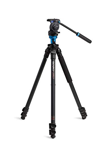 Tripé BENRO A1573F (Alumínio e Plástico - 3 Pernas) Benro - Tripés e monopés - 157 cm, 2.5 kg, alumínio, plástico