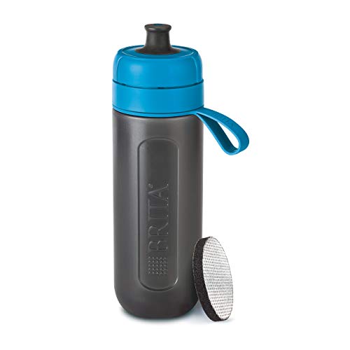 Garrafa de filtro de água BRITA Fill & Go Active Azul BRITA - Garrafas de água - 0,6L, MicroDisk, ActivSelect, conserva minerais