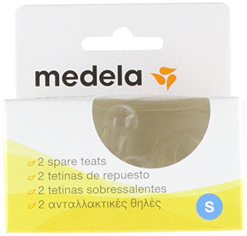 Medela 200.0602 biberão para bebés Preto, Branco, Azul MEDELA - Bicos e forros para mamadeiras de bebê - silicone, compatível medela, 2 peças