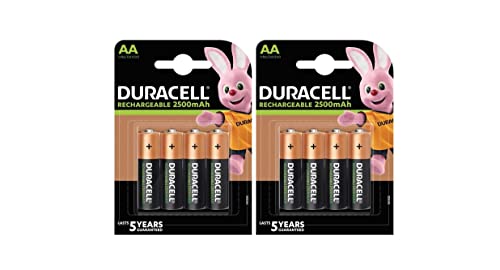 Pilhas Recarregáveis DURACELL Rechargeable AA Duracell - Baterias - recarregáveis, alta capacidade, duracell aa