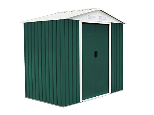 Abrigo para Jardim HABITAT ET JARDIN Rosas (Metal - 1,27 x 2,13 x 1,95 m) HABITAT ET JARDIN - Construção - metal, 1,27x2,13x1,95m