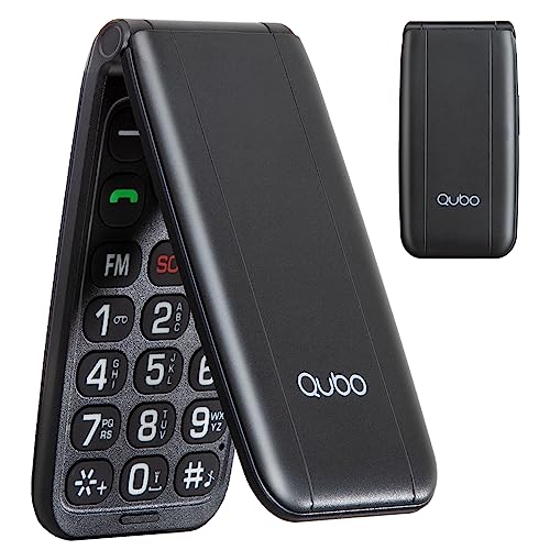 Telemóvel Sénior QUBO Neonw (2.4'' - 3G - Preto) QUBO - Telemóveis - 2.4, 3g, preto, bateria 5 dias