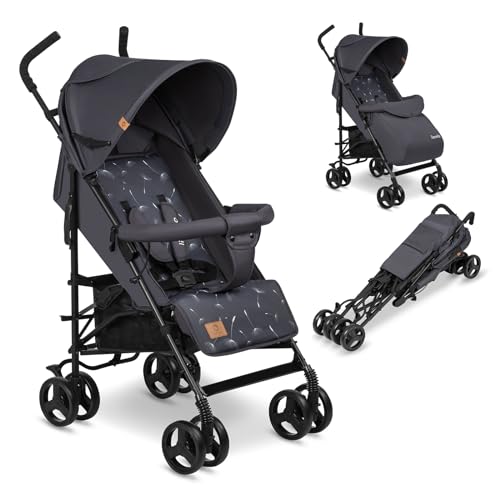 Carrinho de Bebé Individual LIONELO Elia Grey LIONELO - Móveis para bebês e crianças pequenas - individual, bebé, grey