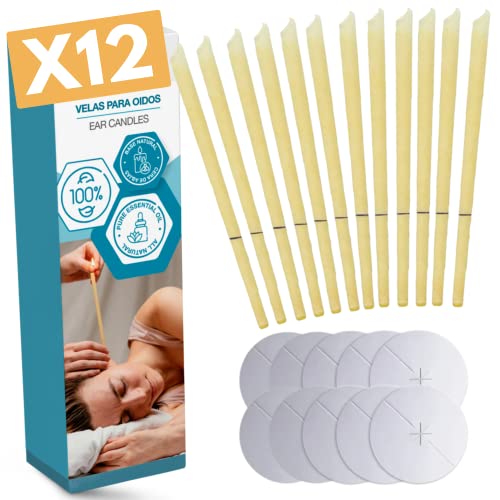 Vidaprime Pack 12 Vela Para Limpar Os Ouvidos OrtoPrime - Velas para os ouvidos - 12 velas, limpar ouvido
