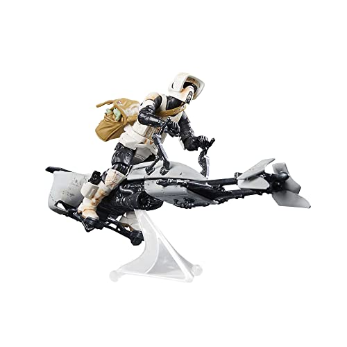 Conjunto de Figuras HASBRO Speeder Bike Scout Trooper e Grogu Star wars - Conjuntos de brinquedos - speeder bike, scout trooper, grogu