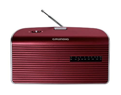 Rádio GRUNDIG Music 60 (Vermelho - Analógico - FM/AM - Pilhas) Grundig - Radios - rádio, portátil, analógico, fm/am, pilhas