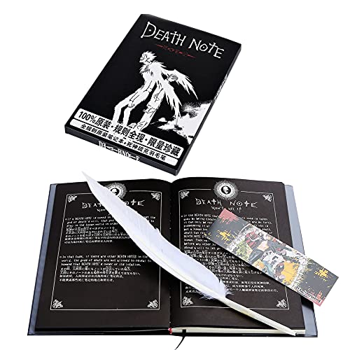 Caderno de Notas ANIME Death Note (Preto - 14.8x21cm) Boxcute - Cadernos e bloco de notas - death note, preto, 14.8x21cm, 60 páginas