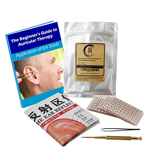 Kit de 600 Contas de Sementes para Orelhas Dragon Acupuncture - Livros - kit, 600 contas, sementes, ourelhas