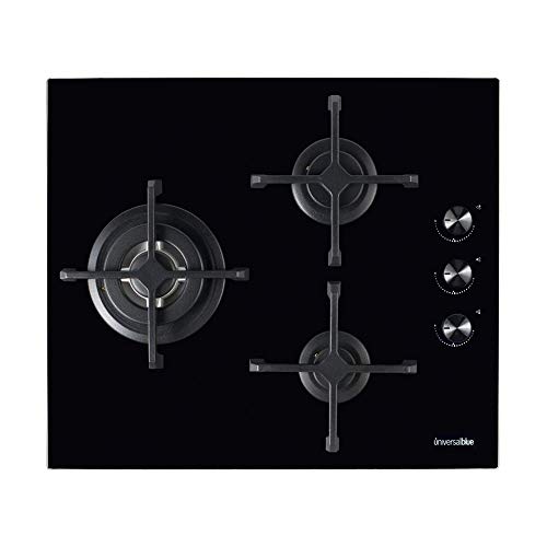 Placa de Gás UNIVERSAL MAIA B-Plus (Gás Butano-Propano - 35.8 cm - Preto) UNIVERSAL BLUE - Cooktops - gás butano-propano, 35.8 cm, preto