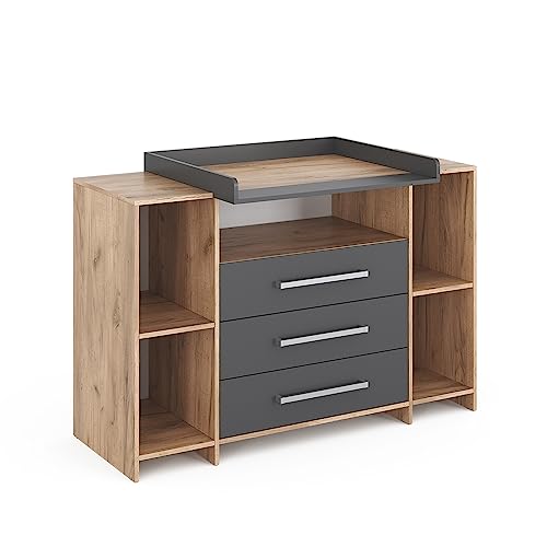Cama de Madeira VICTORINOX Oskar Castanho (143x100cm) Oskar - Móveis para bebês e crianças pequenas - madeira, castanho, 143x100cm