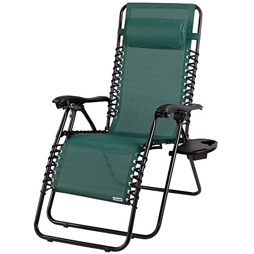 Espreguiçadeira de Exterior com Almofada de Cabeça e Apoio para os Pés | CASARIA Casaria - Móveis de exterior - almofada, apoio pés, exterior