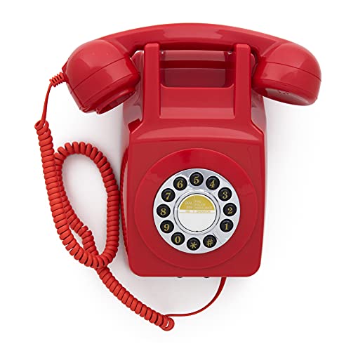 Telefone fixo GPO 746WALL | Vermelho (Electricidade e Domótica) Gpo - Telefonia - telefone, fixo, gpo 746wall, vermelho
