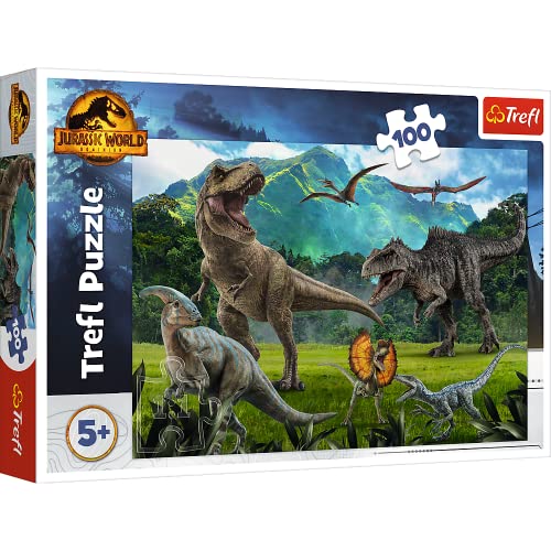 Puzzle TREFL 3D Jurassic World (Idade Mínima: 7 Anos - 100 Peças) Trefl - Jogos - puzzle, jurassic world, 3D, madeira, 100 peças