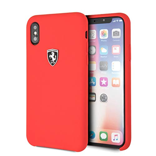 Capa iPhone X, XS FERRARI FEOSIHCPXRE Vermelho Ferrari - Peças de reposição para telemóveis - iPhone X, XS, ferrari, vermelho