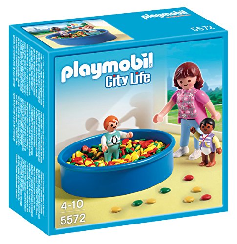 Playmobil 5572 Conjunto de Construção (Idade Mínima Recomendada: 4 anos) PLAYMOBIL - Brinquedos - piscina, escada, balcão, chuveiro, bar