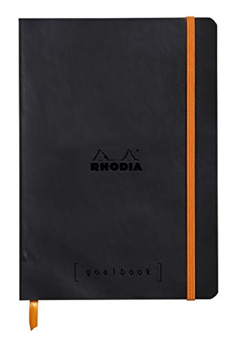 Caderno RHODIA Bullet Journal Goalbook (A5) Rhodia - Cadernos e bloco de notas - A5, 240 páginas, papel 90g/m², capa em pele