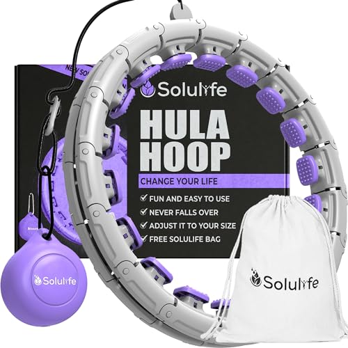 Hula Hoop SOLULIFE Fitness (Multicor - 40x40 cm) Solulife - Massageadores - 40x40 cm, 400g, aro ajustável, 24 bolas