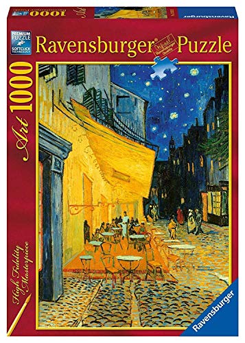 Puzzle 2D JUMBO Café Terrasse à Nuit (Idade Mínima Recomendada: 12 Anos) Ravensburger - Quebra-cabeças de encaixar - puzzle, 2d, jumbo, café, terrassa à noite, 1000 peças