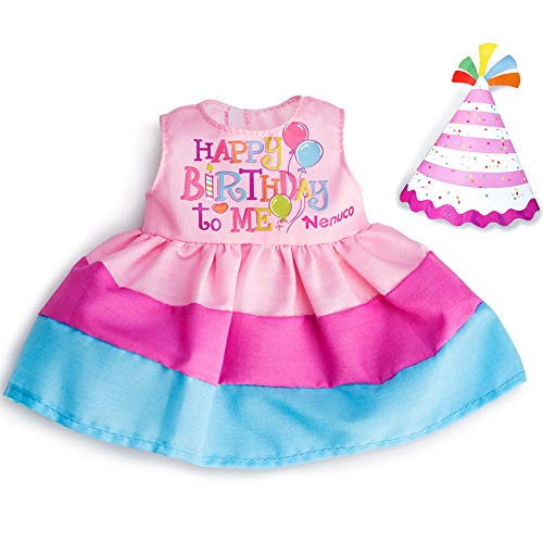FAMOSA Vestido de Boneca Nenuco (Idade Mínima Recomendada: 3 anos) Famosa - Acessórios para bonecas e figuras de ação - vestido, acessórios, compatível, sapatos, bolsa