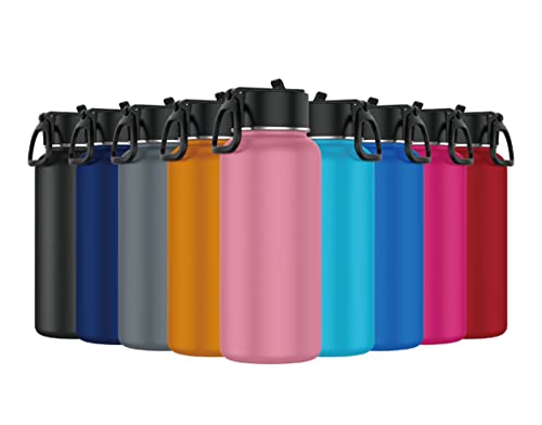 Garrafa para Bebidas MIKO MIKA 1000ml (Rosa) Mikomika - Cozinha & sala de jantar - 1000ml, isolamento duplo, temperatura