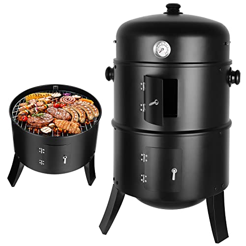 Barbecue a Carvão LIONELO Smoker Barbecue TLGREEN - Aquecedores de pratos e travessas - grelhador, churrasco, fumador, termómetro