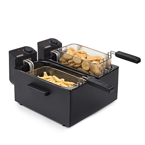 Friteuse Princess 183028 | Noir (Cuisson PEM) Princess - Fritadeiras - 6 L, 3 L óleo, 1,5 kg tigela, 1800 W