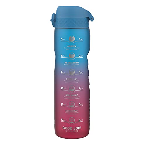 Garrafa ION8 (1L) | 100% Reciclável - Azul ion8 - Garrafas de água - 1L, reciclável, azul, ecológico