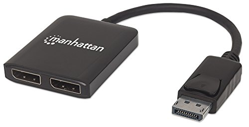Multiplicador de Vídeo MANHATTAN 461.221 MANHATTAN - Divisores e comutadores de áudio e vídeo - displayport, plug & play, AMD Eyefinity, 2 x DisplayPort