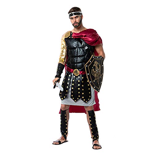 Fato Unisexo ERA SPOOKY Gladiador Romano (Tam: M) EraSpooky - Brincadeira de faz de conta - gladiador, romano, poliéster, armadura