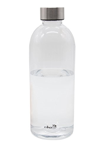 Garrafa de Água Zollner 24 Tritan 1000ml | Transparente ZOLLNER - Garrafas de água - tritan, 1000ml, transparente, reutilizável