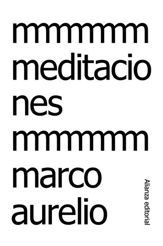 Livro Meditaciones de Marcus Aurelius (Espanhol) Alianza Editorial - Livros - meditações, Marcus Aurelius