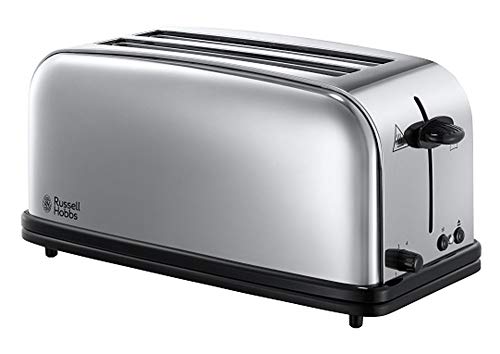 Torradeira RUSSELL HOBBS 23520 (2 fatias - 1600 W) Russell Hobbs - Torradeiras - 1600 W, 2 fatias, bandeja recolhe migalhas, descongelação