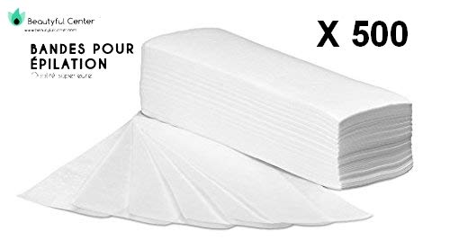 Conjunto de Bandas de Depilação NO TEJIDO (500) PURENAIL - Kits e suprimentos de depilação com cera - conjunto, bandas, depilação