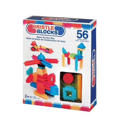 Brinquedo de Construção SPIN MASTER BA3070Z Bristle Blocks - Blocos de encaixe - livro, construção, criatividade