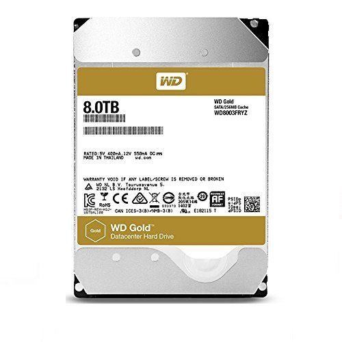 Disco HDD Interno WESTERN DIGITAL Gold (8 TB - SATA - 5400 RPM) Western Digital - Discos rígidos - 8 TB, sata, 5400 rpm