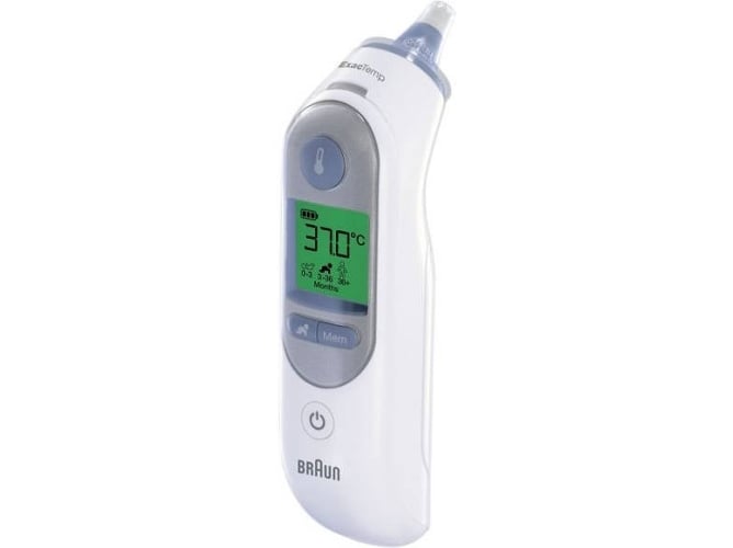 Termómetro Digital BRAUN IRT6520B (Precisão: ±0,1 °C) Braun - Cuidados pessoais - precisão, 0,1 °C, termómetro digital, ThermoScan 7