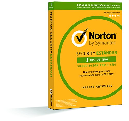 Norton Antivirus Standard 1 Device 2018 (Software) Norton - Antivírus e software de segurança - antivirus, 1 dispositivo, 2018