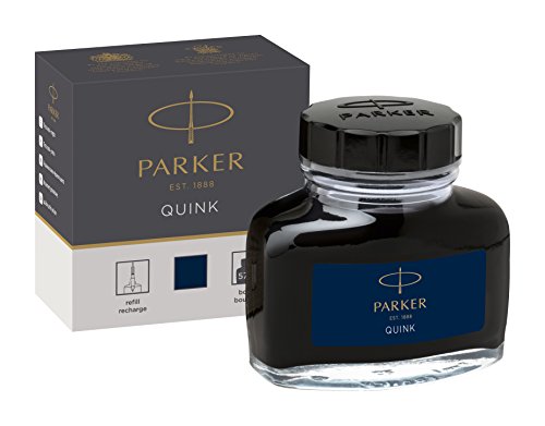 Tinteiro QUINK Parker 57ml Azul e Preto (Recondicionado Como Novo) PARKER - Tinta e recargas de caneta - tinteiro, quink, PARker, 57ml, azul, preto